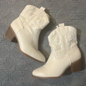 White cowboy boots